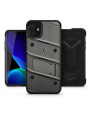 Zizo Bolt Series iPhone 11 Case & Screen Protector - Grey/Black