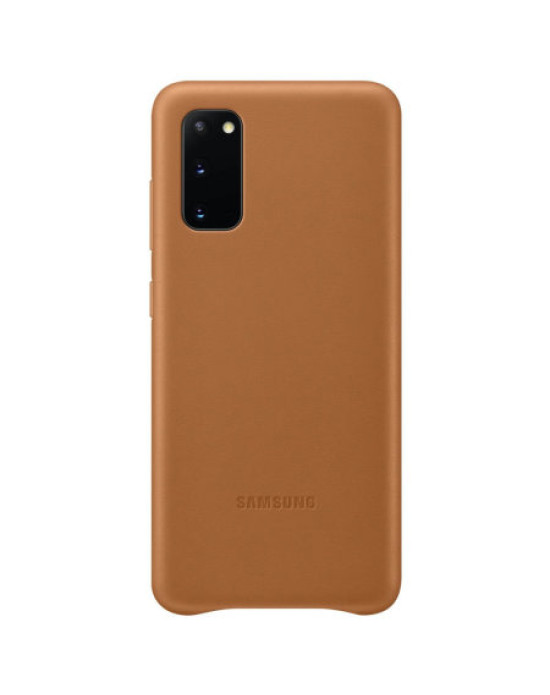 Official Samsung Galaxy S20 Leather Cover Case - Brown