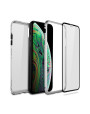 Olixar Colton iPhone XS Max 2-Piece Case w/ Screen Protector - Silver