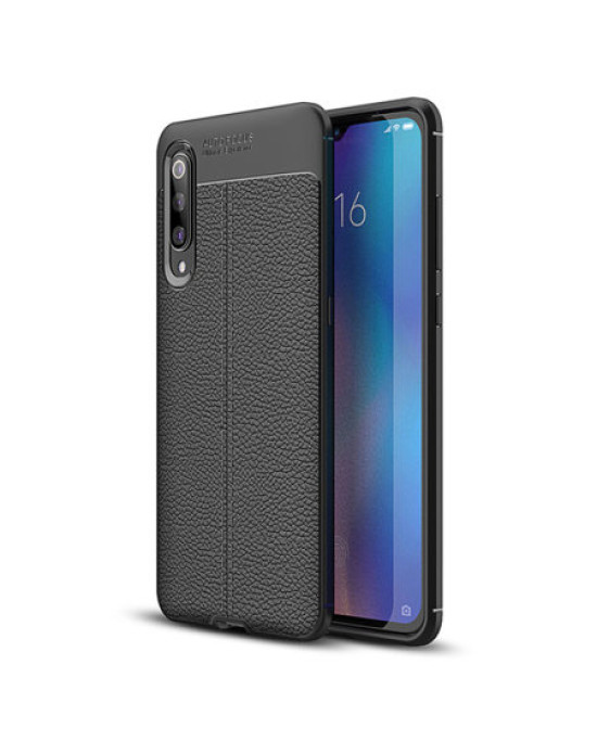 Olixar Attache Xiaomi Mi 9 Leather-Style Case - Black