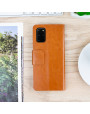 Olixar Leather-Style Samsung Galaxy S20 Plus Wallet Stand Case - Brown Olixar Leather-Style Samsung Galaxy S20 Plus Wallet Stand Case - Brown