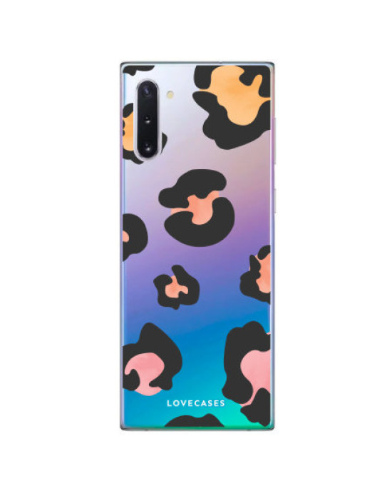 LoveCases Samsung Note 10 Leopard Print Clear Case - Multi