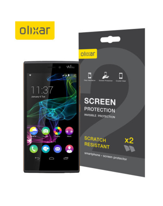 Olixar Wiko Ridge 4G Screen Protector 2-in-1 Pack Olixar Wiko Ridge 4G Screen Protector 2-in-1 Pack