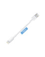 Olixar 10cm Short Lightning to USB Charge and Sync Cable - White