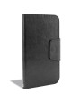 Olixar Leather-Style Vodafone Smart Platinum 7 Wallet Case - Black