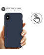 Olixar iPhone XS Max Soft Silicone Case - Midnight Blue