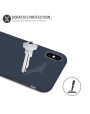 Olixar iPhone XS Max Soft Silicone Case - Midnight Blue