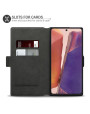 Olixar Genuine Leather Samsung Galaxy Note 20 Wallet Case - Brown