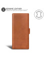Olixar Genuine Leather Samsung Galaxy Note 20 Wallet Case - Brown