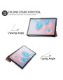 Olixar Leather-Style Samsung Tab S6 Stand Case - Rose Gold