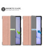 Olixar Leather-Style Samsung Tab S6 Stand Case - Rose Gold