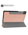 Olixar Leather-Style Samsung Tab S6 Stand Case - Rose Gold