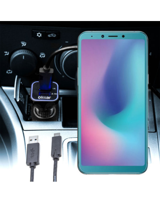 Olixar High Power Samsung Galaxy A6s Car Charger