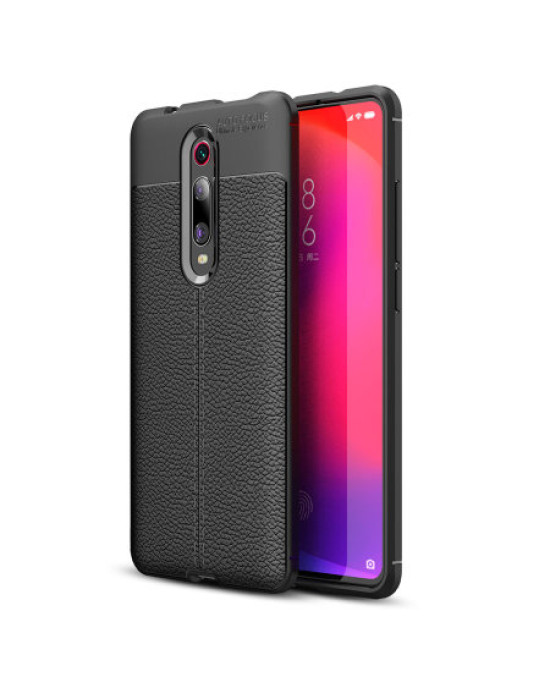Olixar Attache Xiaomi Mi 9T Leather-Style Case - Black