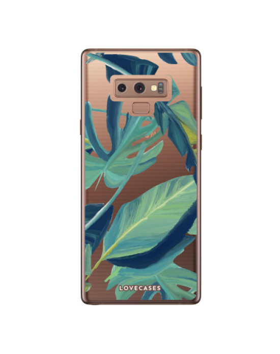 LoveCases Samsung Note 9 Tropical Phone Case - Clear Green