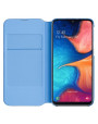 Official Samsung Galaxy A20e Wallet Flip Cover Case - Black