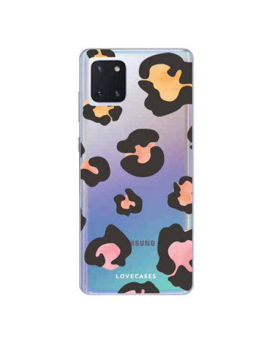 LoveCases Samsung Galaxy Note 10 Lite Leopard Print Clear Case - Multi LoveCases Samsung Galaxy Note 10 Lite Leopard Print Clear Case - Multi