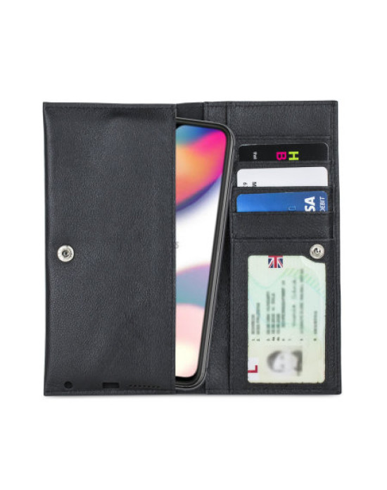 Olixar Primo Genuine Leather Oppo Reno Z Wallet Case - Black