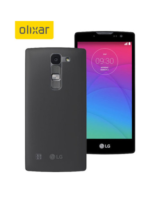 Olixar FlexiShield LG Spirit Gel Case - Smoke Black