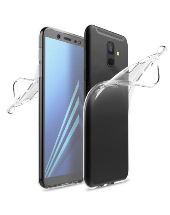 Olixar FlexiCover Full Body Samsung Galaxy A6 2018 Gel Case - Clear
