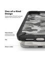 Ringke Fusion X iPhone 12 mini Case - Black Camo