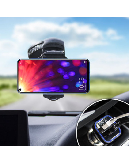 Olixar DriveTime Huawei Honor View 20 Car Holder & Charger Pack