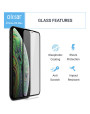 Olixar iPhone XS Max Full Cover Glass Screen Protector - Black