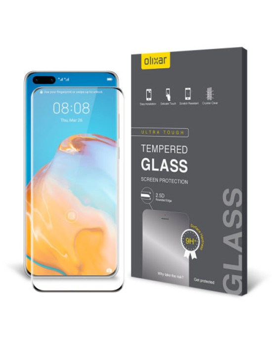 Olixar Huawei P40 Pro Tempered Glass Screen Protector