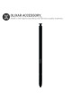 Olixar Samsung Galaxy Note 10 Series Compatible Stylus Pen - Black