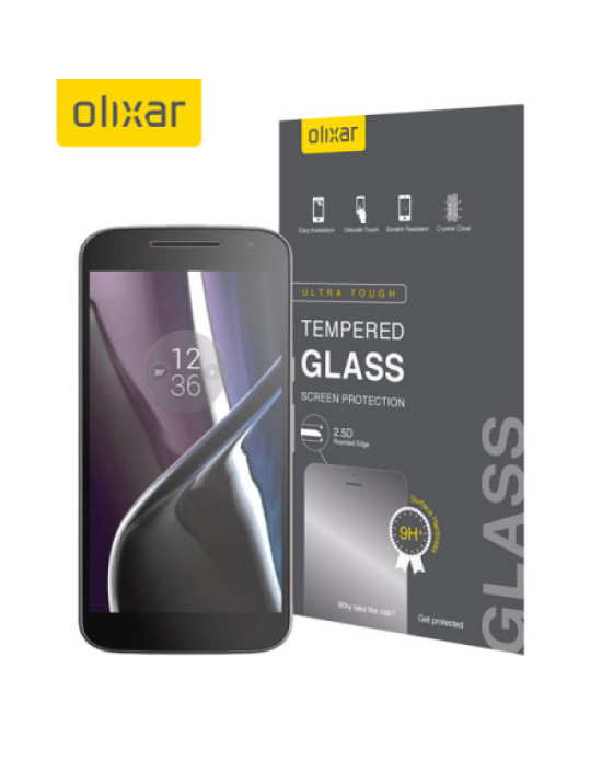 Olixar Moto G4 Tempered Glass Screen Protector