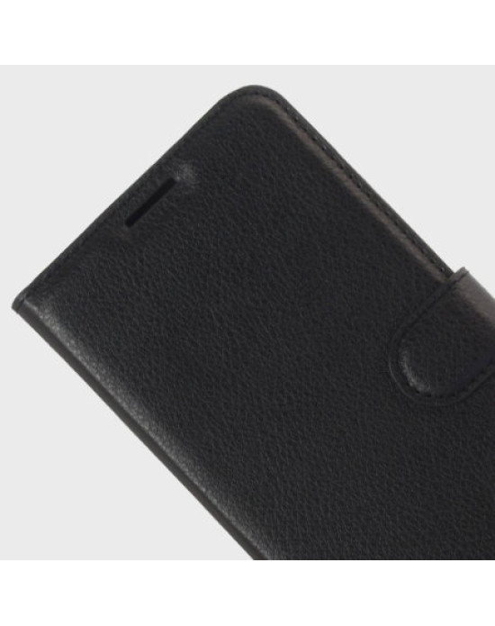Olixar Leather-Style Archos Diamond 2 Plus Wallet Stand Case - Black