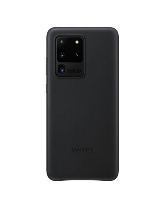 Official Samsung Galaxy S20 Ultra Leather Cover Case - Black