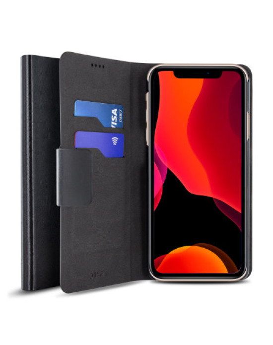 Olixar Leather-Style iPhone 11 Pro Wallet Case - Black