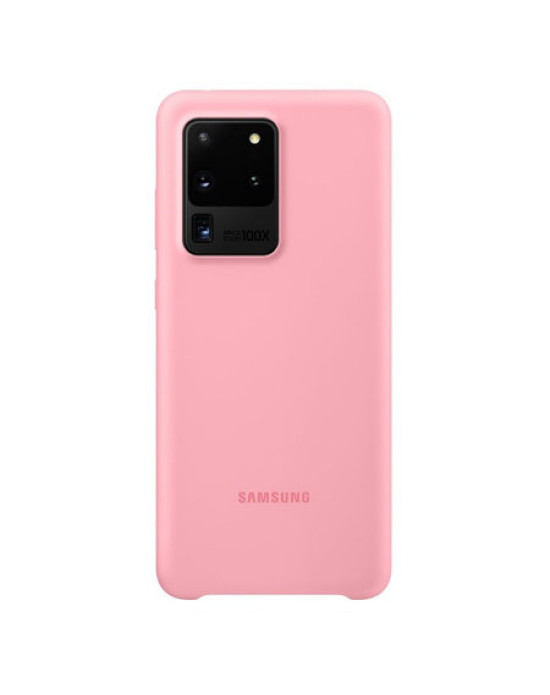 Official Samsung Galaxy S20 Ultra Silicone Cover Case - Pink