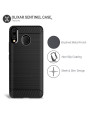 Olixar Sentinel Samsung A30 Case & Glass Screen Protector - Black