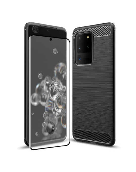 Olixar Sentinel Samsung S20 Ultra Case And Glass Screen Protector