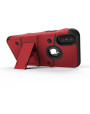 Zizo Bolt iPhone X Tough Case & Screen Protector - Red / Black