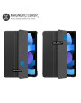 Olixar iPad Air 4 2020 Leather-Style Stand Case - Black