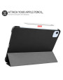 Olixar iPad Air 4 2020 Leather-Style Stand Case - Black