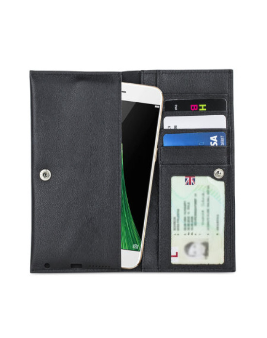 Olixar Primo Genuine Leather Oppo R11 Pouch Wallet Case - Black