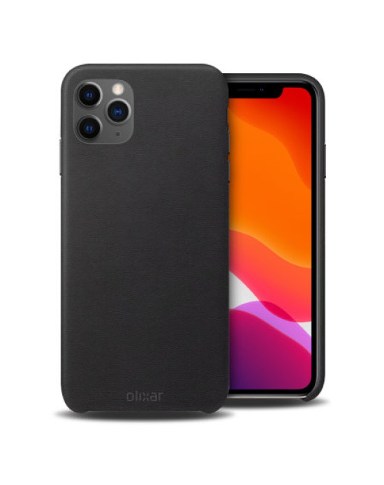 Olixar Genuine Leather iPhone 11 Pro Max Case - Black