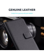 Olixar Genuine Leather iPhone SE 2020 Wallet Case - Black
