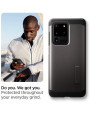 Spigen Tough Armor Samsung Galaxy S20 Ultra Case - Gunmetal Grey