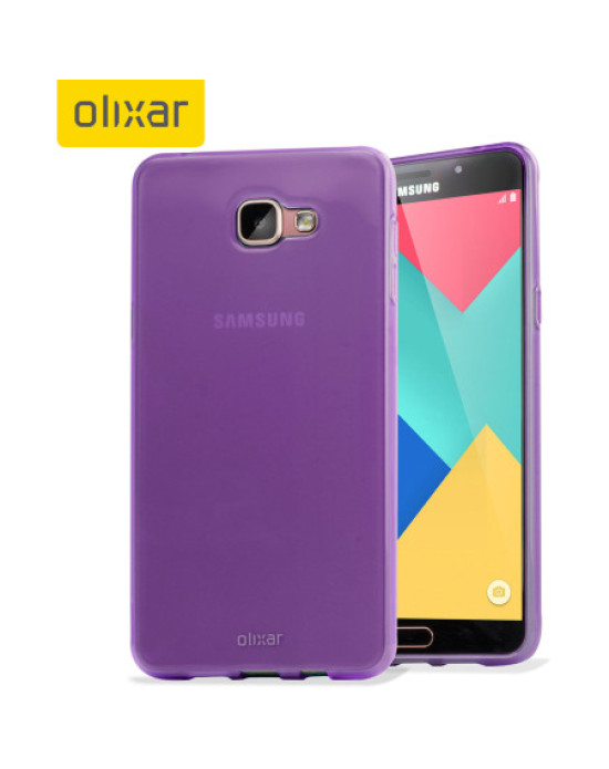 Olixar FlexiShield Samsung Galaxy A9 2016 Gel Case - Purple Olixar FlexiShield Samsung Galaxy A9 2016 Gel Case - Purple