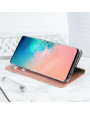 Olixar Leather-Style Galaxy S10 Wallet Stand Case - Rose Gold
