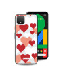 LoveCases Google Pixel 4 XL Lovehearts Clear Phone Case LoveCases Google Pixel 4 XL Lovehearts Clear Phone Case