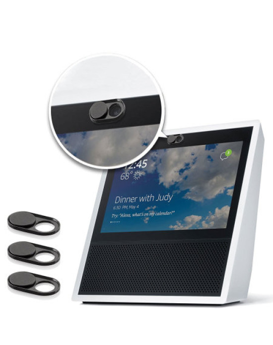 Olixar Anti-Hack Webcam Cover for Amazon Echo Show - 3 Pack
