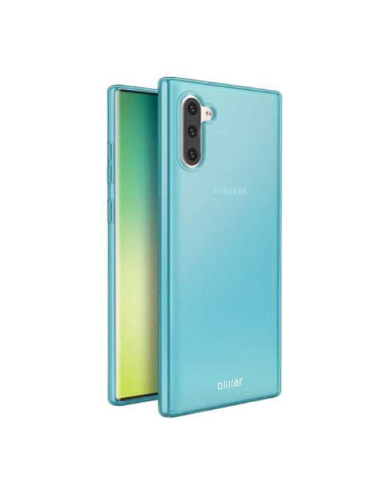 Olixar FlexiShield Samsung Galaxy Note 10 Gel Case - Blue Olixar FlexiShield Samsung Galaxy Note 10 Gel Case - Blue