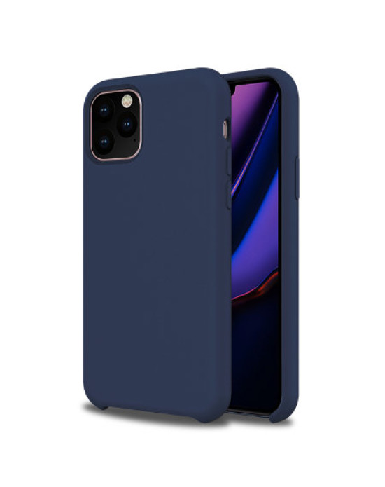 Olixar Soft Silicone iPhone 11 Pro Case - Midnight Blue