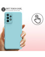 Olixar Samsung Galaxy A52 5G Soft Silicone Case - Pastel Blue